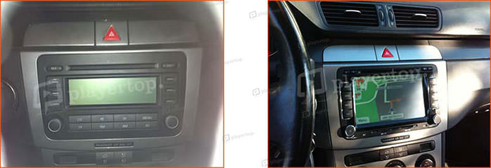 installer autoradio volkswagen passat b6 2005